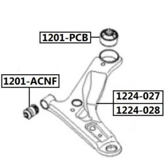 РЫЧАГ ПЕРЕДНИЙ НИЖНИЙ ПРАВЫЙ фото