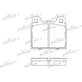 Колодки тормозные PATRON PBP084 фото