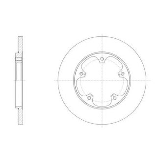 61567.00_диск тормозной передний! Ford Transit TTG 14> фото