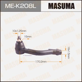 Наконечник рулевой левый Masuma ME-K208L фото