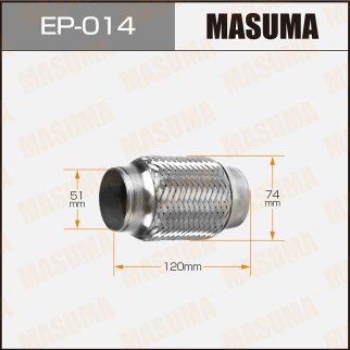 Гофра глушителя Masuma EP-014 фото