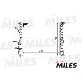 Радиатор основной MILES ACRM006 фото