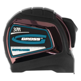 Рулетка 3м х 16мм Doppelhaken односторонний зацеп нейлон GROSS фото 4