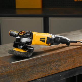 DENZEL 26908 Машина шлифовальная угловая AG125-1100A, 1100 Вт, 125 мм, 3000-11000 об/мин фото 16
