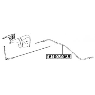 Трос стояночного тормоза фото 2