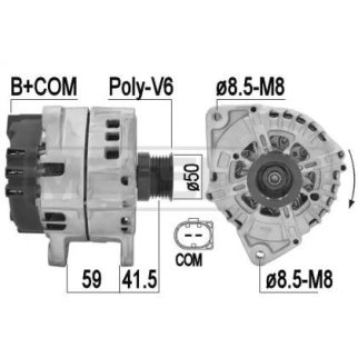 Генератор MERCEDES W204/W211/W221 (220A 14V) фото