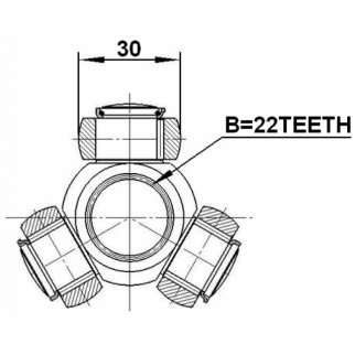 Трипоид FEBEST 2116-CAK фото 2