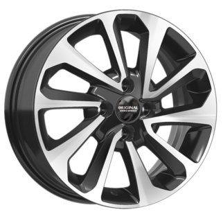 Диск колесный СКАД Hyundai (KL-320) 6R15 4*100 ET46 d54,1 Алмаз черный [3320005] фото