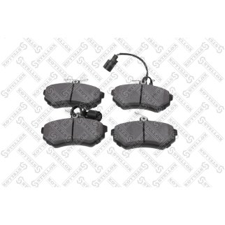 145 062B-SX_колодки дисковые передние! с антискрип. пластинами VW Golf/Vento 2.8i VR6 91-98 фото