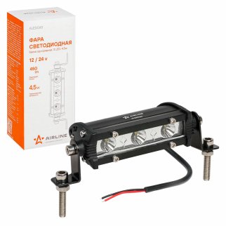 Фара светодиодная (балка) однорядная, 3LED, направленный свет, 4.5W (108x30x47) 12/24V (ALED060) фото
