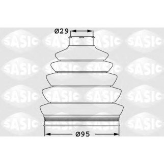 Пыльник ШРУСа наружный передний SASIC 1906027 фото