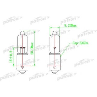 Лампа PATRON PLH6W фото