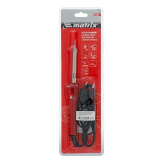 Паяльник 30Вт 220В пластиковая рукоятка MATRIX фото 1