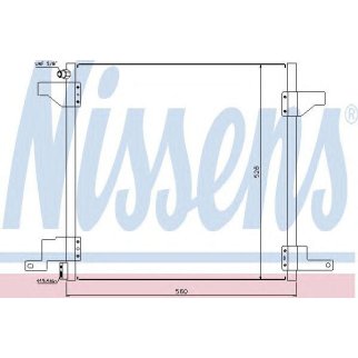 Радиатор кондиционера (конденсер) Nissens 94390 фото