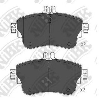 Колодки тормозные передние к-кт NiBK PN31008 фото