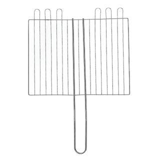 Решетка-гриль 240х310х55 мм, объемная хромированная SPARTA фото 3