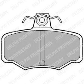 Колодки тормозные к-кт DELPHI LP617 фото