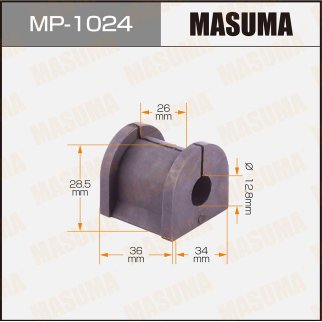MP-1024_втулка стабилизатора заднего центр.! Mitsubishi Lancer CS1A/CS2A/S3A 00> фото