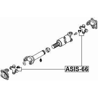 Крестовина карданного вала 33x93 фото 2