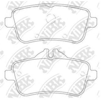 PN31011-NIBK_колодки дисковые задние! MB W166/X166 ML 63AMG/GL 63 AMG 11> фото