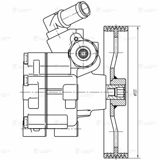 Насос ГУР для а/м Peugeot Partner (08-)/Citroen Berlingo (08-) 1.6i (LPS 2002) фото 4 Насос ГУР для а/м Peugeot Partner (08-)/Citroen Berlingo (08-) 1.6i (LPS 2002) фото 4
