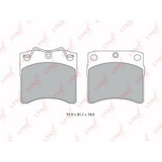 Колодки тормозные передние к-кт LYNXauto BD-8023 фото