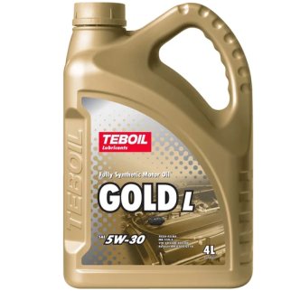 Масло моторное TEBOIL Gold L 5W-30 синтетическое 4 л 3453935 фото