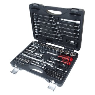 Набор инструментов 1/4&quot; & 1/2&quot; для поврежд. болтов и гаек 85 пр. JTC фото