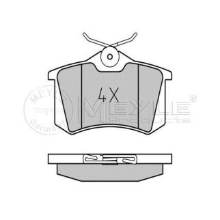 Колодки задние VAG / Renault / Peugeot MEYLE 025 209 6117 фото