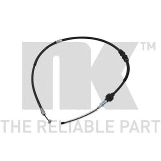 Трос стояночного тормоза задний левый / MITSUBISHI Lancer-VII (дисковые тормоза) 03~11 фото