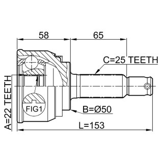 ШРУС наружный FEBEST 0410-004 фото 2