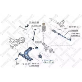 Опора шаровая Stellox 52-00174-SX фото