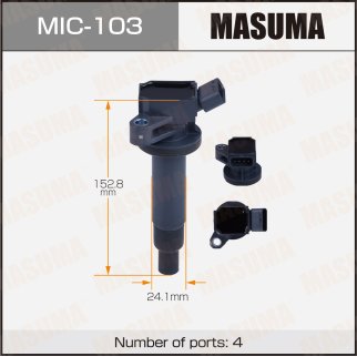 Катушка зажигания Masuma MIC-103 фото