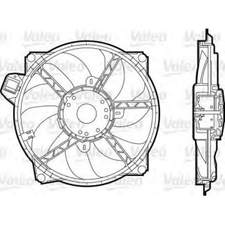 Вентилятор радиатора Valeo 696376 фото
