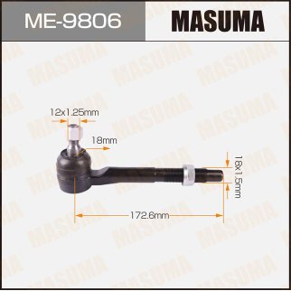 Наконечник рулевой Masuma ME-9806 фото