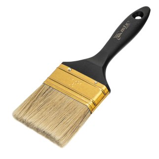 Кисть плоская Профи 3", натуральная щетина, пластмассовая ручка// MATRIX фото 2