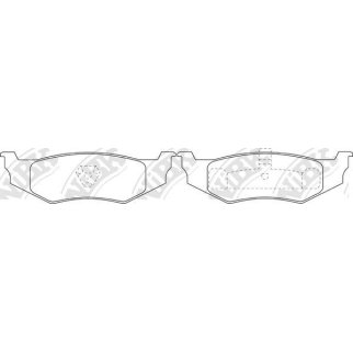 Колодки тормозные задние дисковые к-кт NiBK PN0149 фото