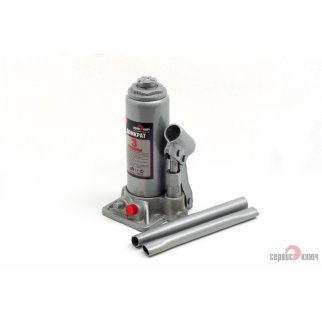 Домкрат бутылочный 3т гидравлический высота 180-350 (кейс) СЕРВИС КЛЮЧ фото