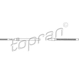 Трос ручного тормоза (барабан.) фото