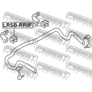 Втулка (сайлентблок) переднего стабилизатора FEBEST LRSB-RRIIF фото