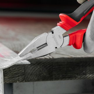 Плоскогубцы комбинированные, 200 мм, хром-ванадий, двухкомпонентные рукоятки// Matrix фото 7