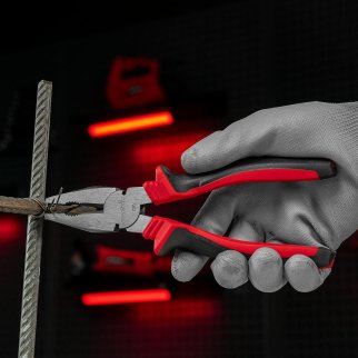 Плоскогубцы комбинированные, 200 мм, хром-ванадий, двухкомпонентные рукоятки// Matrix фото 8