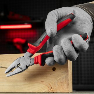 Плоскогубцы комбинированные, 200 мм, хром-ванадий, двухкомпонентные рукоятки// Matrix фото 9