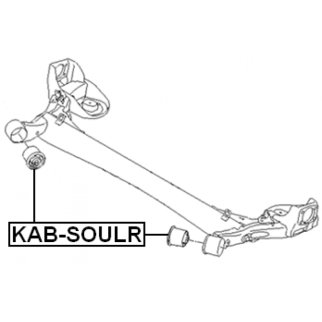 Сайлентблок FEBEST KAB-SOULR фото 2
