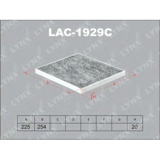 Фильтр салона LYNXauto LAC-1929C фото