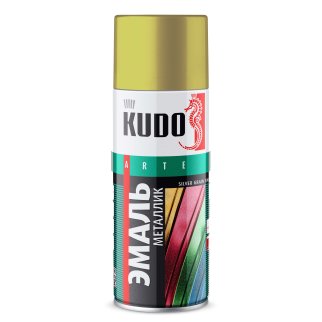 Автоэмаль KUDO желтая олива 520мл фото