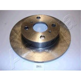 Диск тормозной передний не вентилируемый ashika 60-02-265 фото