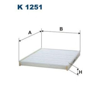 Фильтр салона FILTRON K 1251 фото