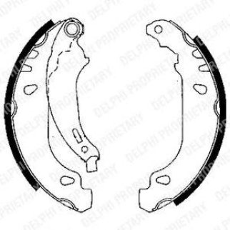 Колодки барабанные к-кт DELPHI LS1844 фото