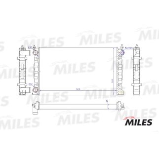 Радиатор основной MILES ACRM021 фото 3